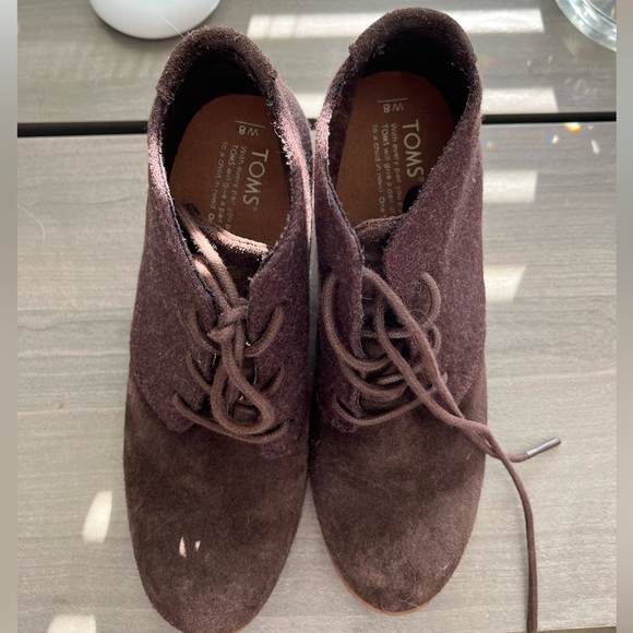 Toms Women’s Wedge Heels Size 8 - Picture 7 of 7